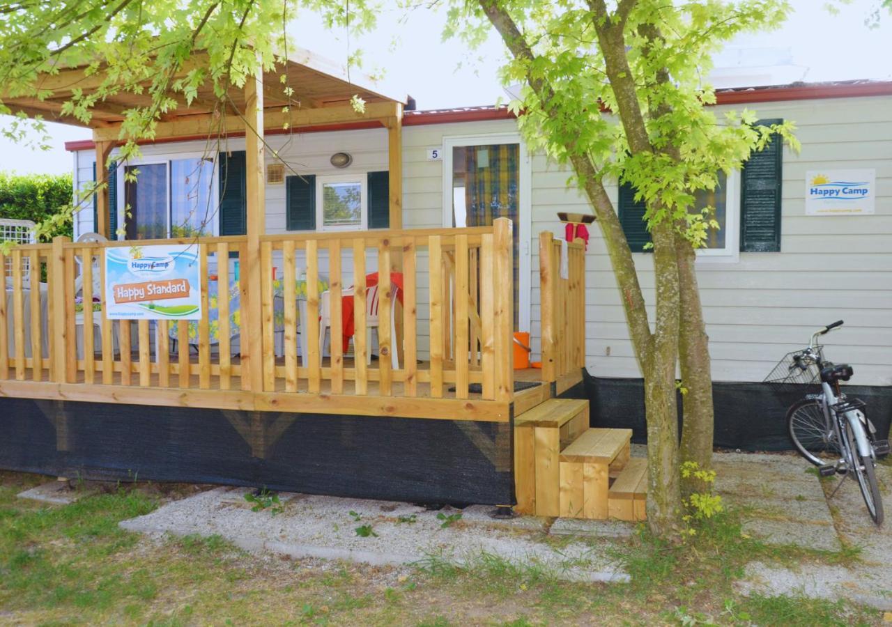 סן מנאיו Happy Camp Mobile Homes In Camping Villaggio Internazionale מראה חיצוני תמונה